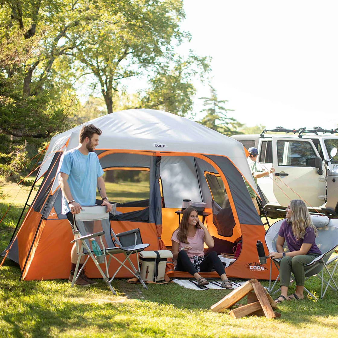 چادر کر – 6 نفره کمپینگ Core 6 Person Straight Wall Cabin Tent — تصویر ۲