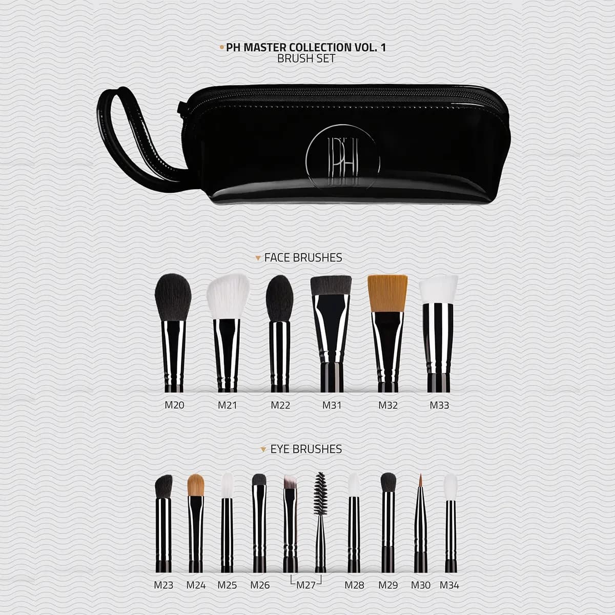 ست براش 15 تیکه فرین کازمتیک | PHEREIN COSMETICS Master Collection Vol 1