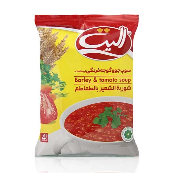 سوپ جو گوجه فرنگی الیت – 65 گرمی