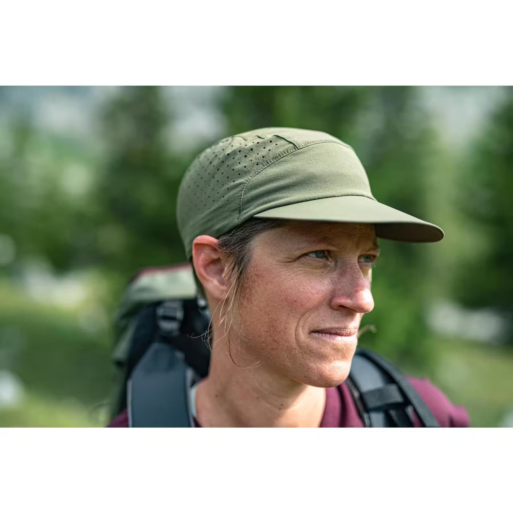 کلاه فورکلاز Forclaz Small Space Trekking Hat – Khaki – MT500 — تصویر ۹