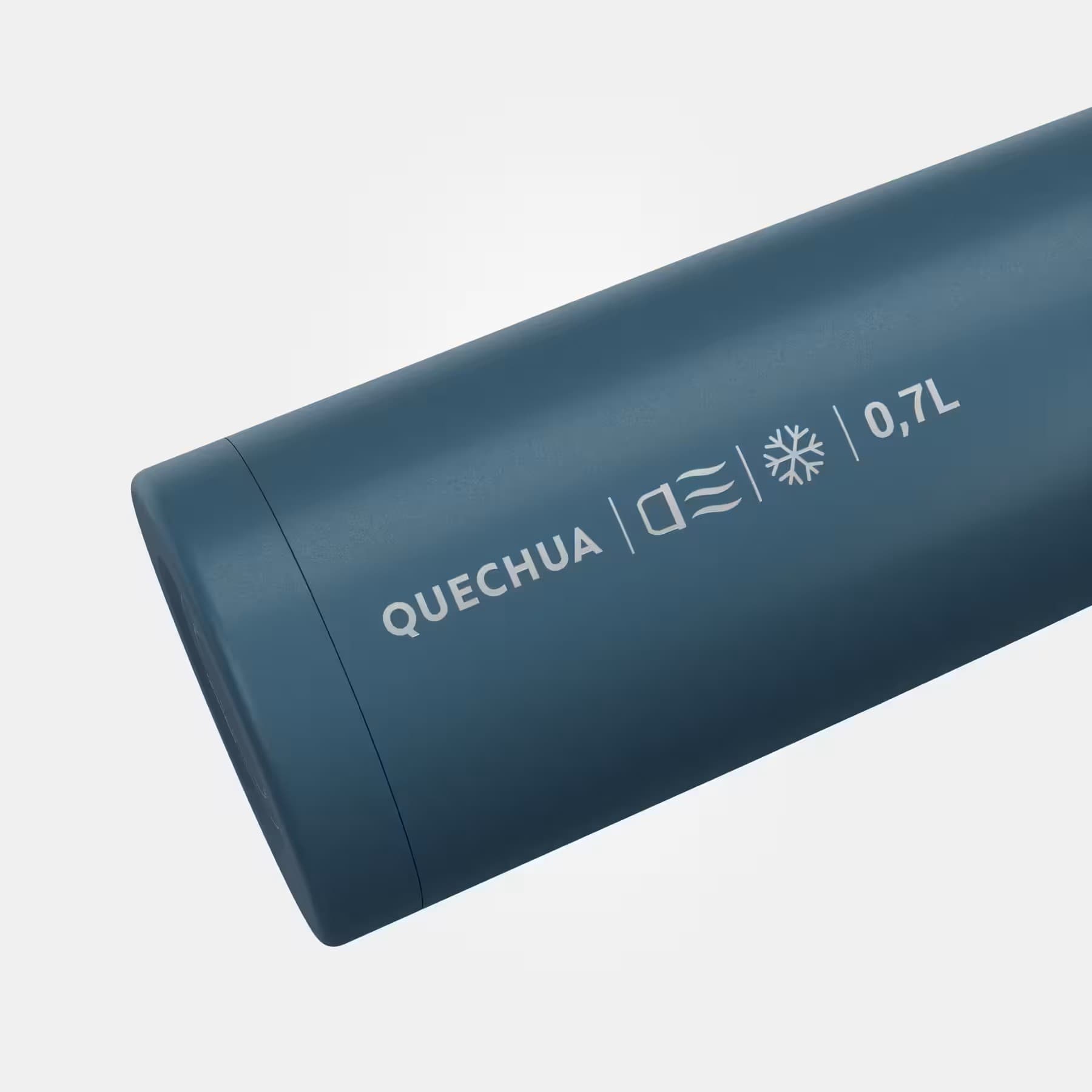 فلاسک کچوا استیل 0.7 لیتر Quechua Outdoor Stainless Steel Thermos – 0.7 L – Blue — تصویر ۴