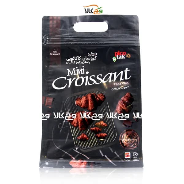 مینی کروسان کاکائویی با مغز کرم کاکائو پیکو تک – 150 گرمی