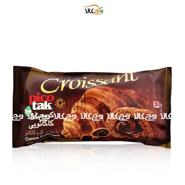 کروسان کاکائویی با مغز کرم کاکائو پیکو تک – 60 گرمی