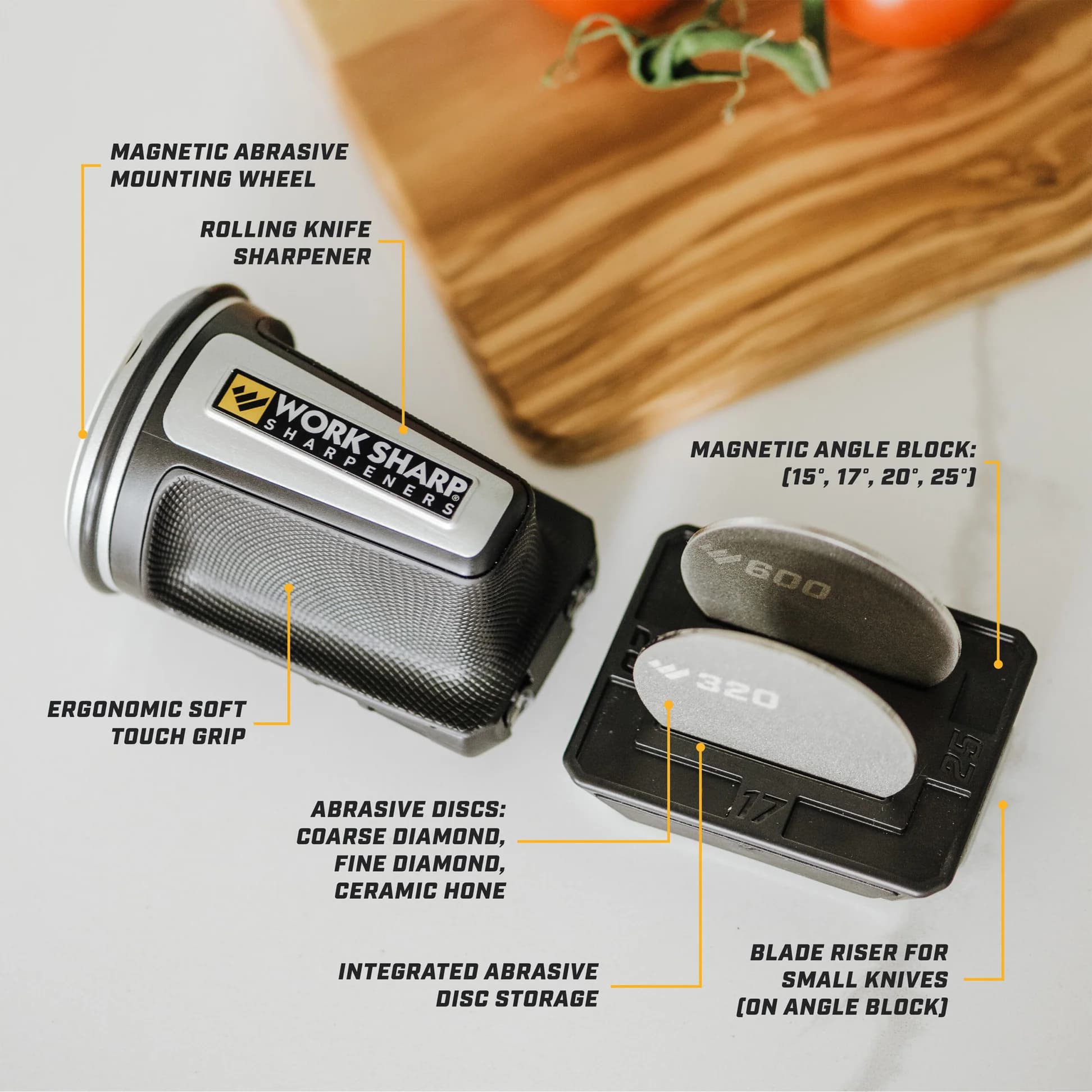 دستگاه تیزکن غلتکی حرفه‌ای ورکشارپ Work Sharp RKS™ Rolling Knife Sharpener — تصویر ۳