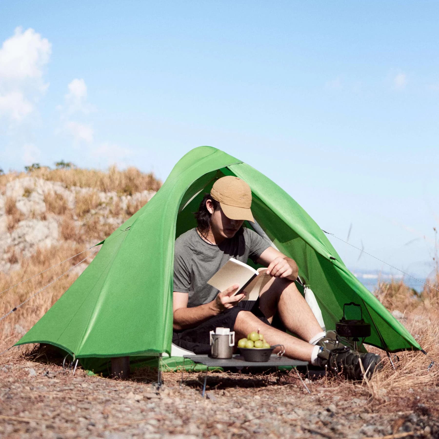 چادر کوهنوردی نیچرهایک – 2 نفره فوق سبک Naturehike Cloud Up Base Tent – CNK2450WS032 — تصویر ۷