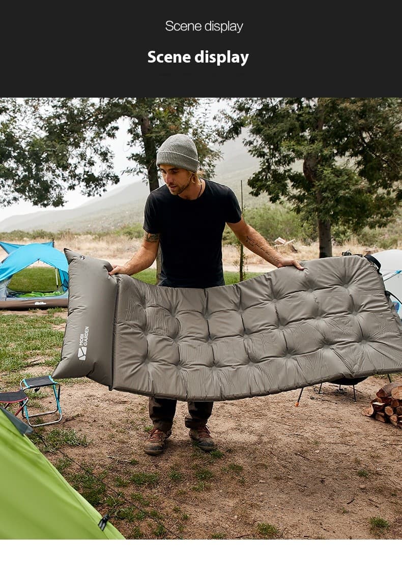 زیرانداز بادی موبی گاردن – اتومات ضخامت 3.8 سانت Mobi Garden Self Inflating Mat – MF092006 — تصویر ۲
