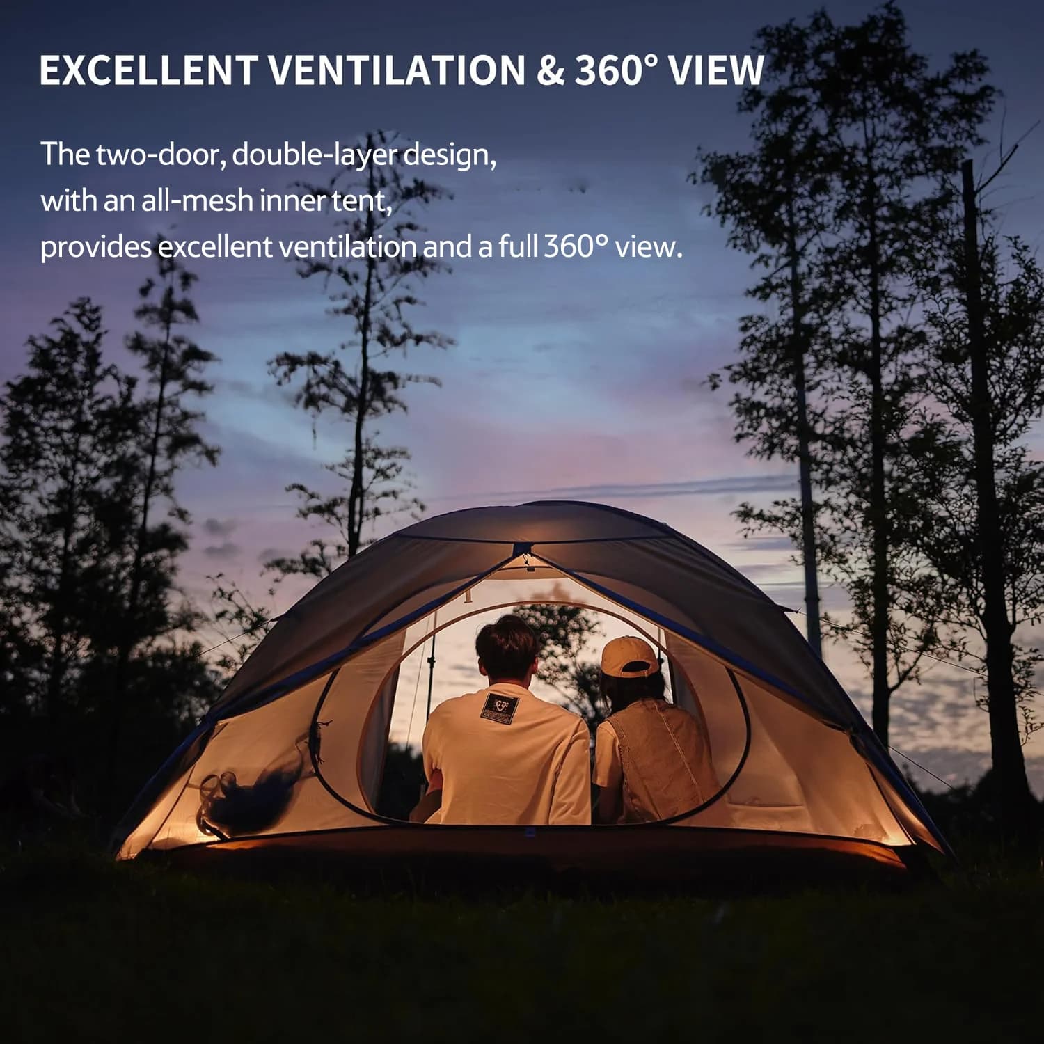 چادر نیچرهایک – 3 نفره کمپینگ Naturehike Cloud River 3 Person Camping Tent – CNK2300ZP024 — تصویر ۱۲