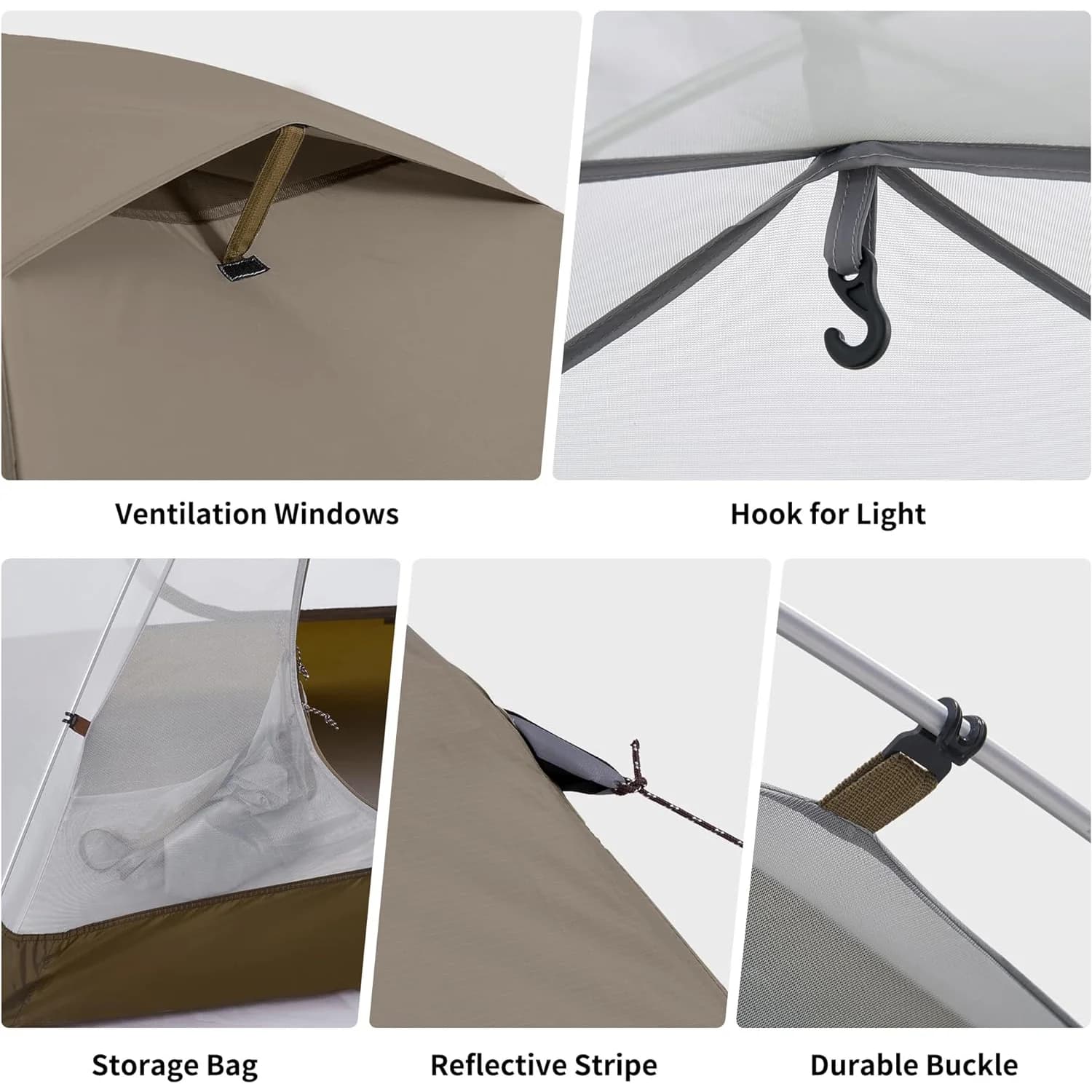 چادر نیچرهایک – 3 نفره کمپینگ Naturehike Cloud River 3 Person Camping Tent – CNK2300ZP024 — تصویر ۷