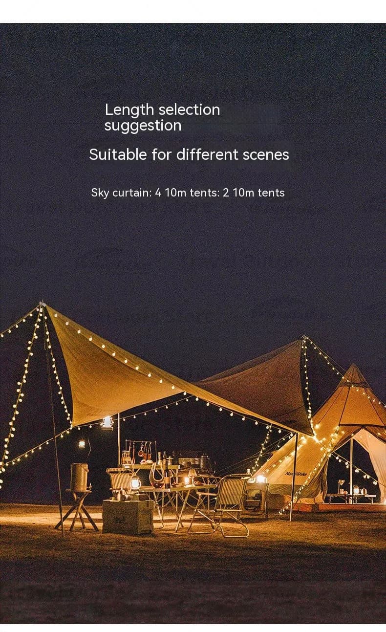 چراغ ریسه نیچرهایک 10 متری Naturehike (star point) ambient string lights – 10M – CNH22DQ028 — تصویر ۱۱