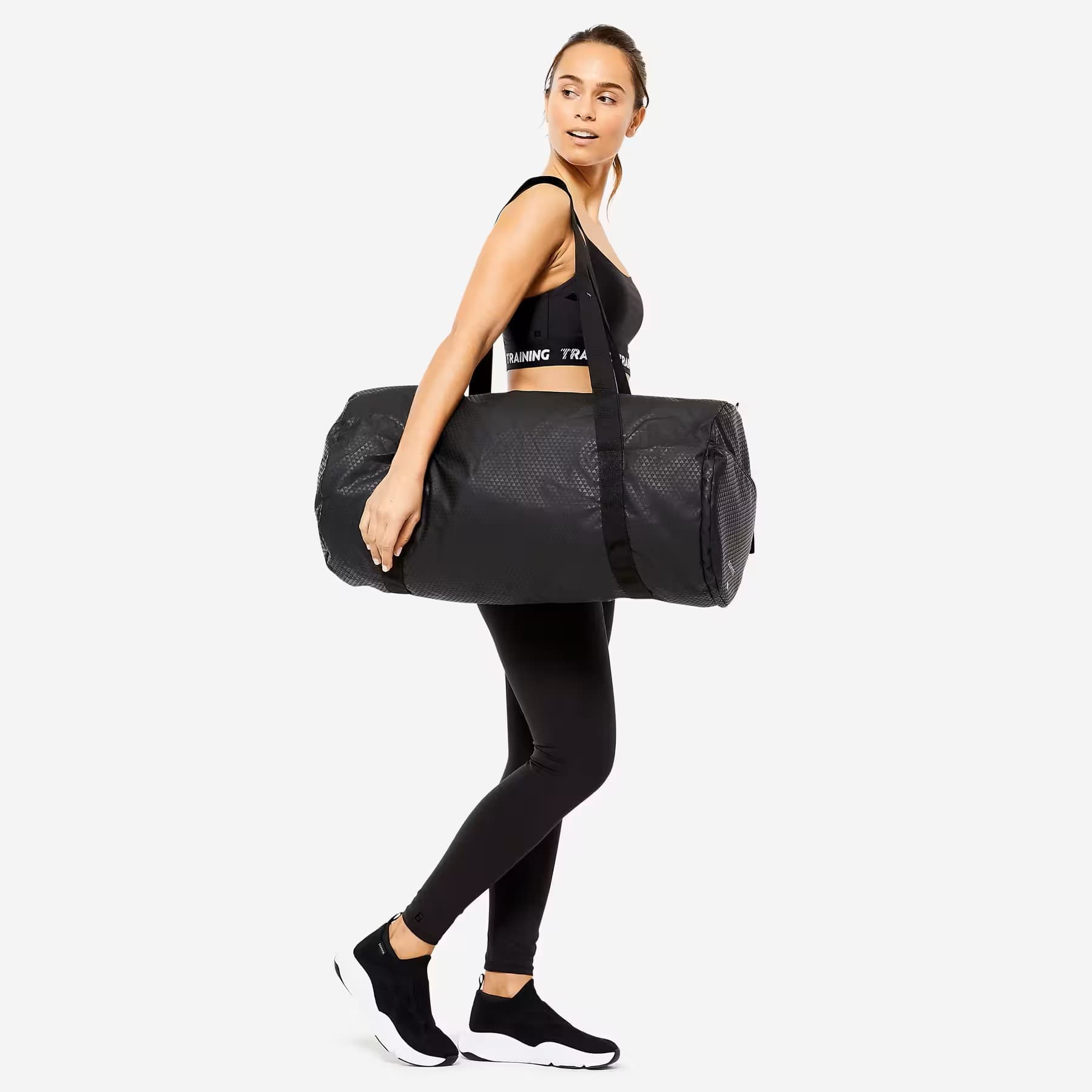 کیف ورزشی و باشگاه دمیوس – دکتلون Domyos Women’s Backpack – 50 L – Black — تصویر ۱۲