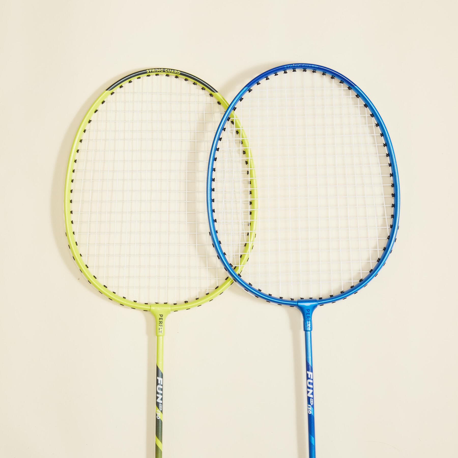 راکت بدمینتون دکتلون – پرفلای Perfly Adult Badminton Racket Set – Yellow/Blue – Fun Br130 — تصویر ۱۲