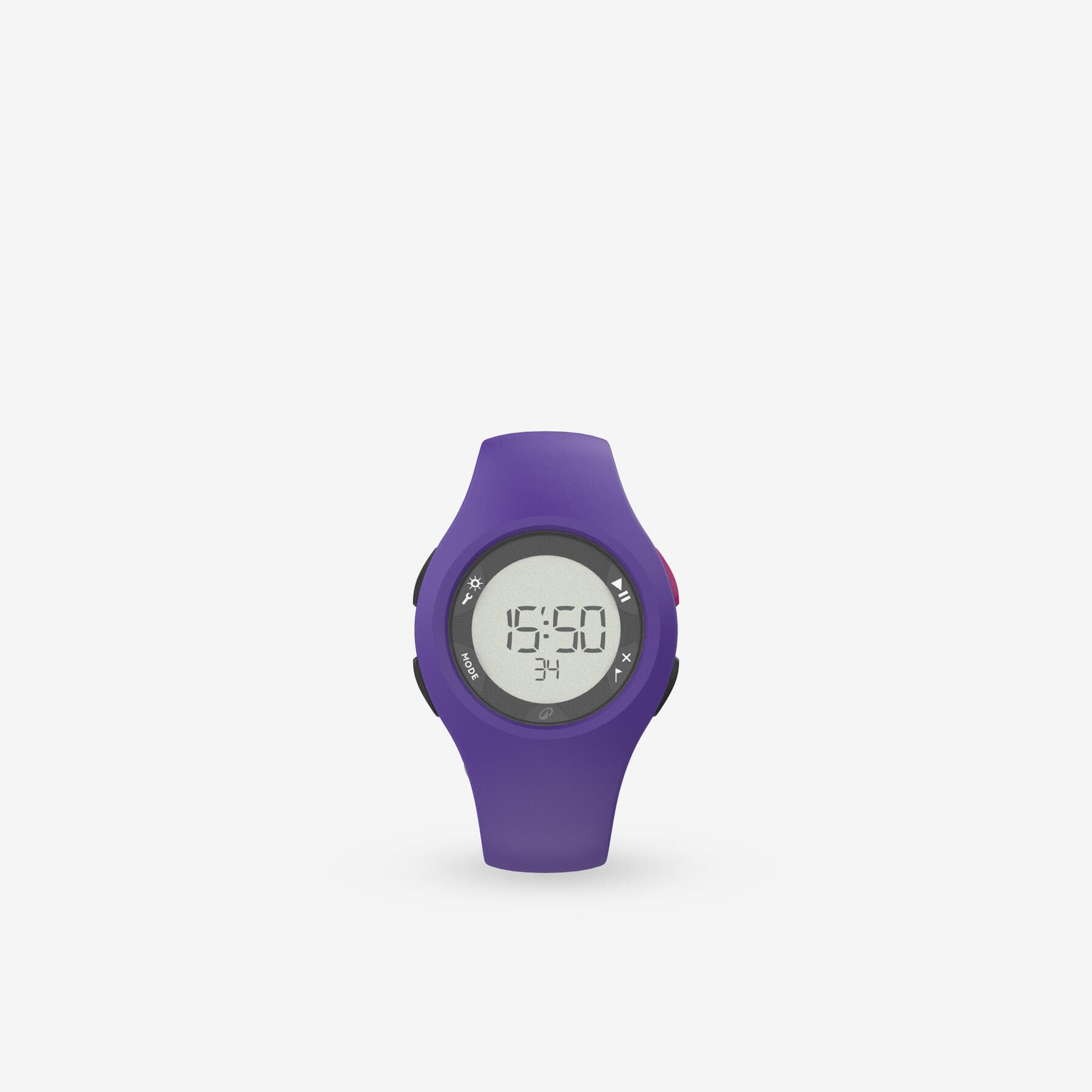 ساعت ورزشی دکتلون Decathlon Stopwatch W200 S – Purple
