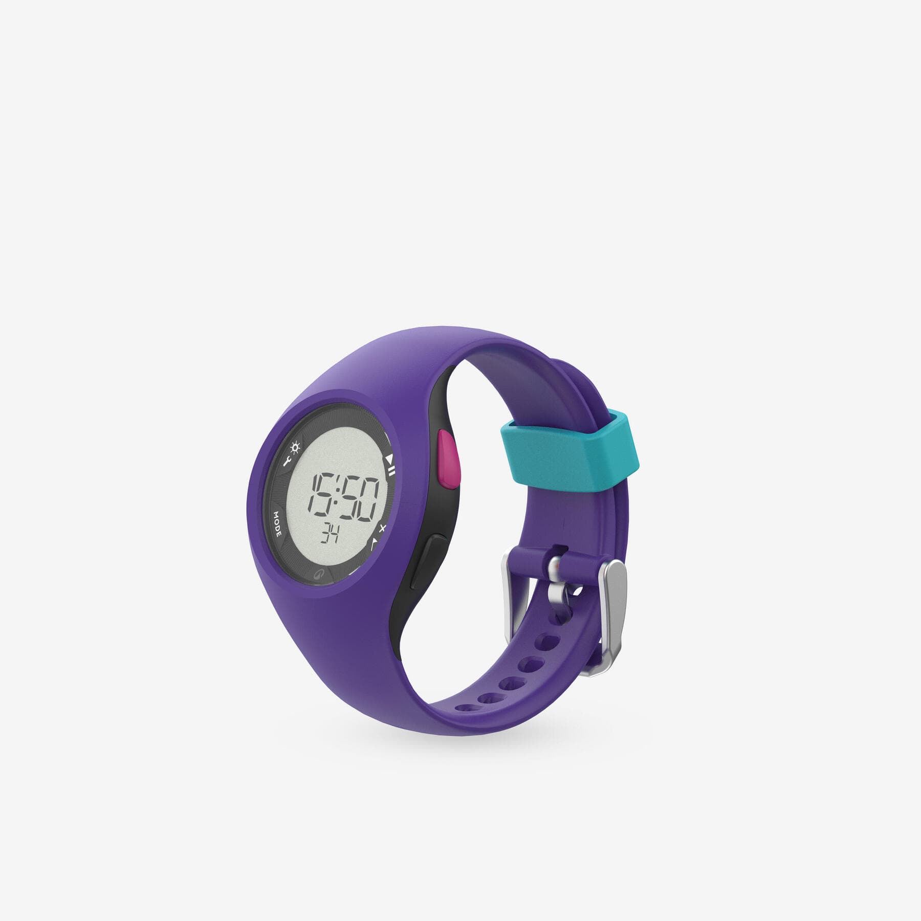 ساعت ورزشی دکتلون Decathlon Stopwatch W200 S – Purple — تصویر ۲