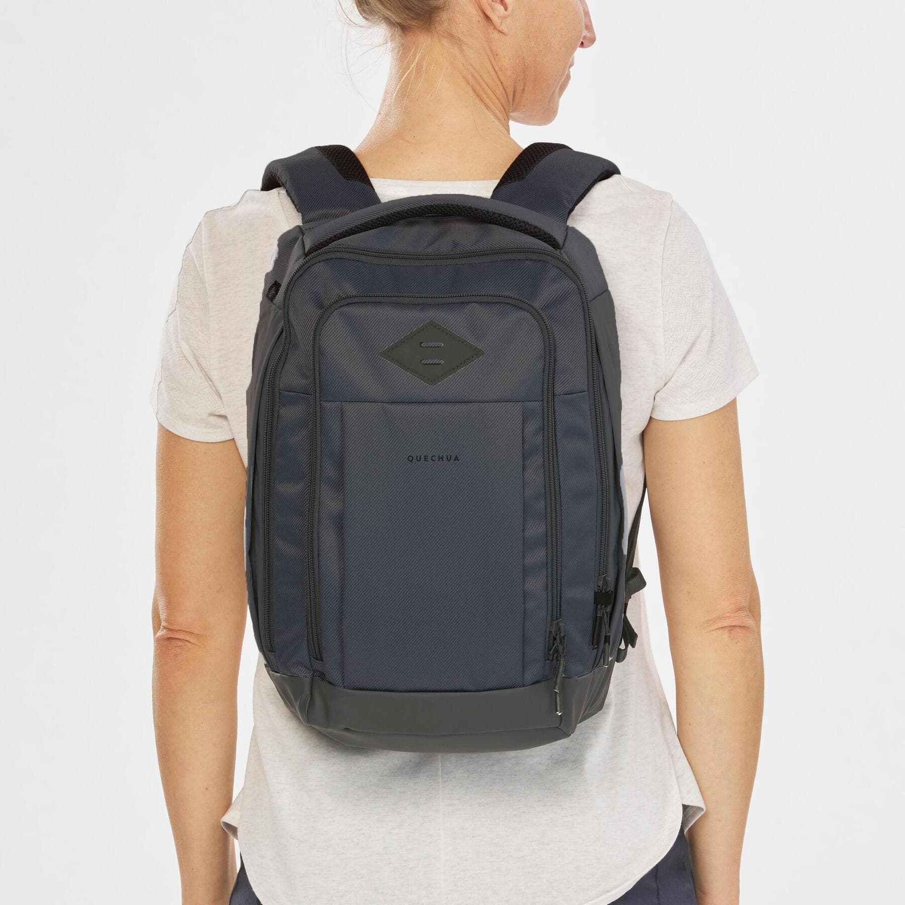 کوله پشتی کچوا 16 لیتری Quechua Outdoor Backpack – 16 L – Black – NH Escape 500 — تصویر ۱۲