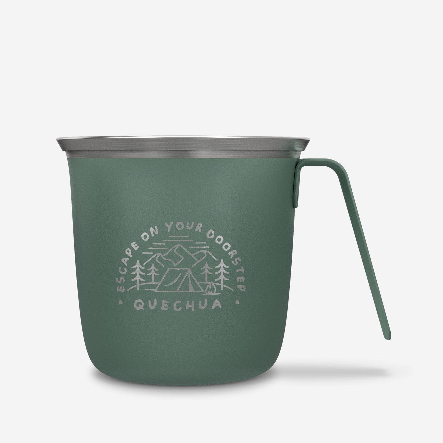 ماگ کچوا استیل Quechua Outdoor Stainless Steel Cup – 0.3 L – 500
