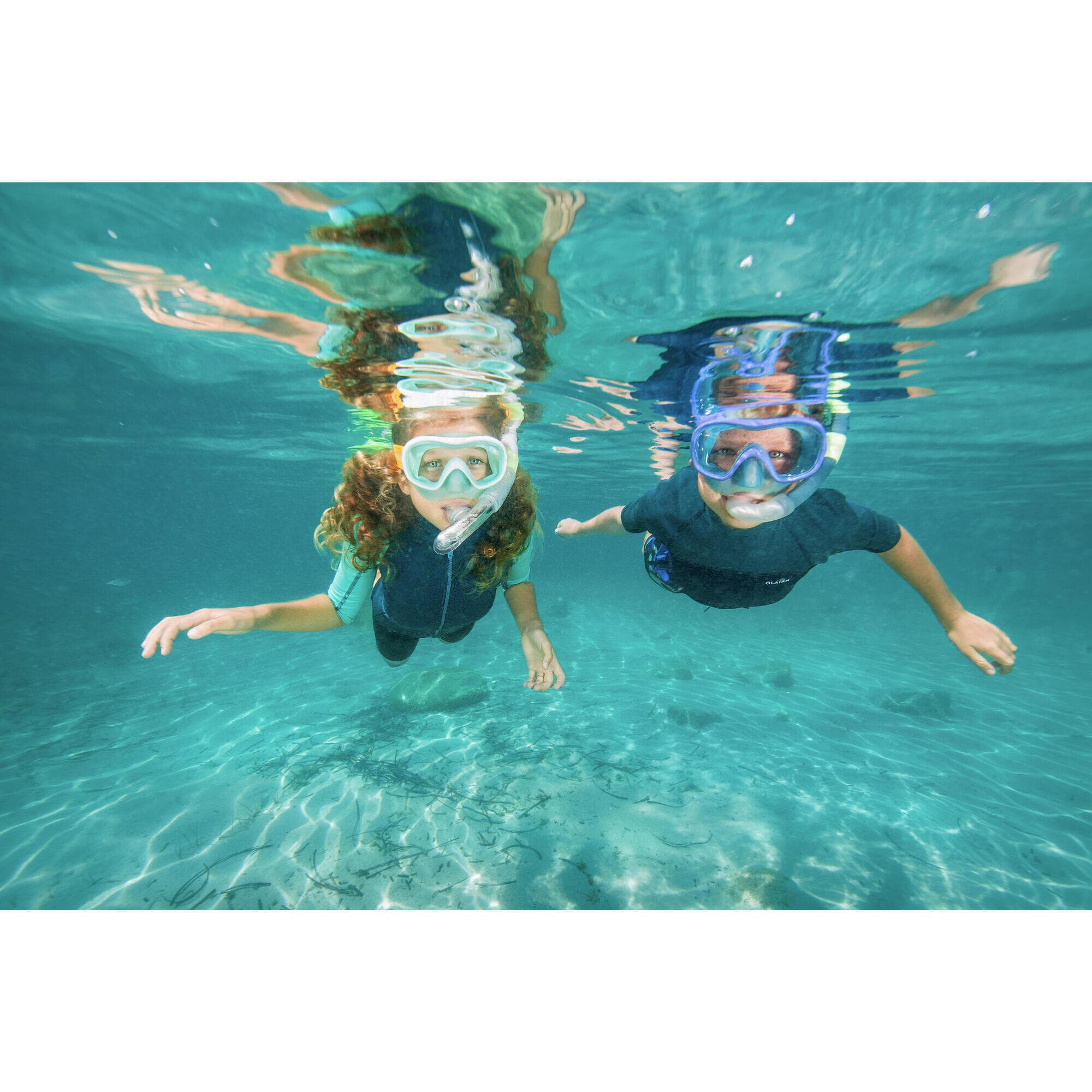 اسنورکل کودکانه سوبا – دکتلون (سوبِآ) Subea Children’s Snorkel – Translucent – 100 Valve — تصویر ۲