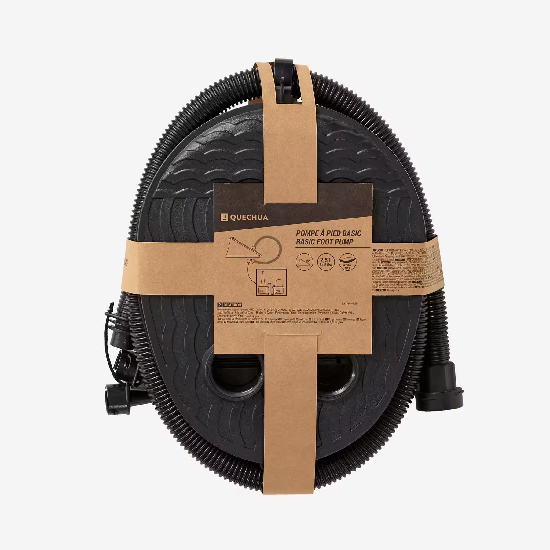 پمپ باد کچوا – تشک و زیرانداز بادی Quechua Foot Pump – Camping Mat and Air Mattress Pump — تصویر ۶