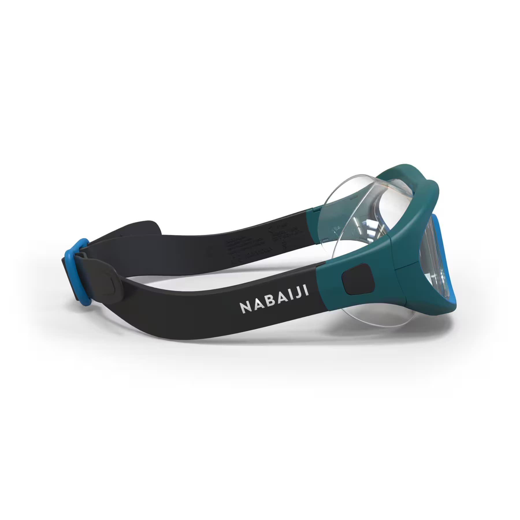 ماسک شنا نابایجی – دکتلون Nabaiji Swimming Mask – Standard Size – Blue/Black – Clear Glass – Swimdow — تصویر ۱۰