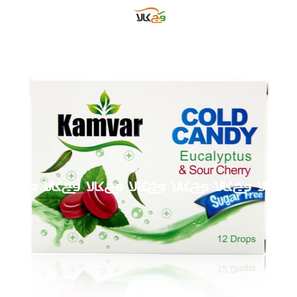 آبنبات آلبالو اکالیپتوس بدون شکر دیابتی رژیمی کامور – 30 گرمی