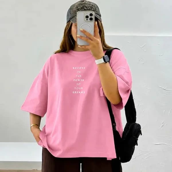 تیشرت باکسی مدل DREAMS
