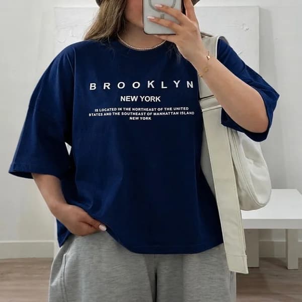 تیشرت باکسی مدل BROOKLYN — تصویر ۶