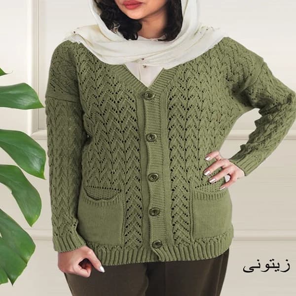 ژاکت بافت مدل کاردین — تصویر ۱۲
