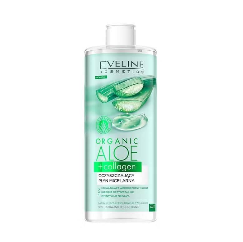 میسلار واتر اولاین مدل 400ml Organic Aloe & Collagen — تصویر ۲