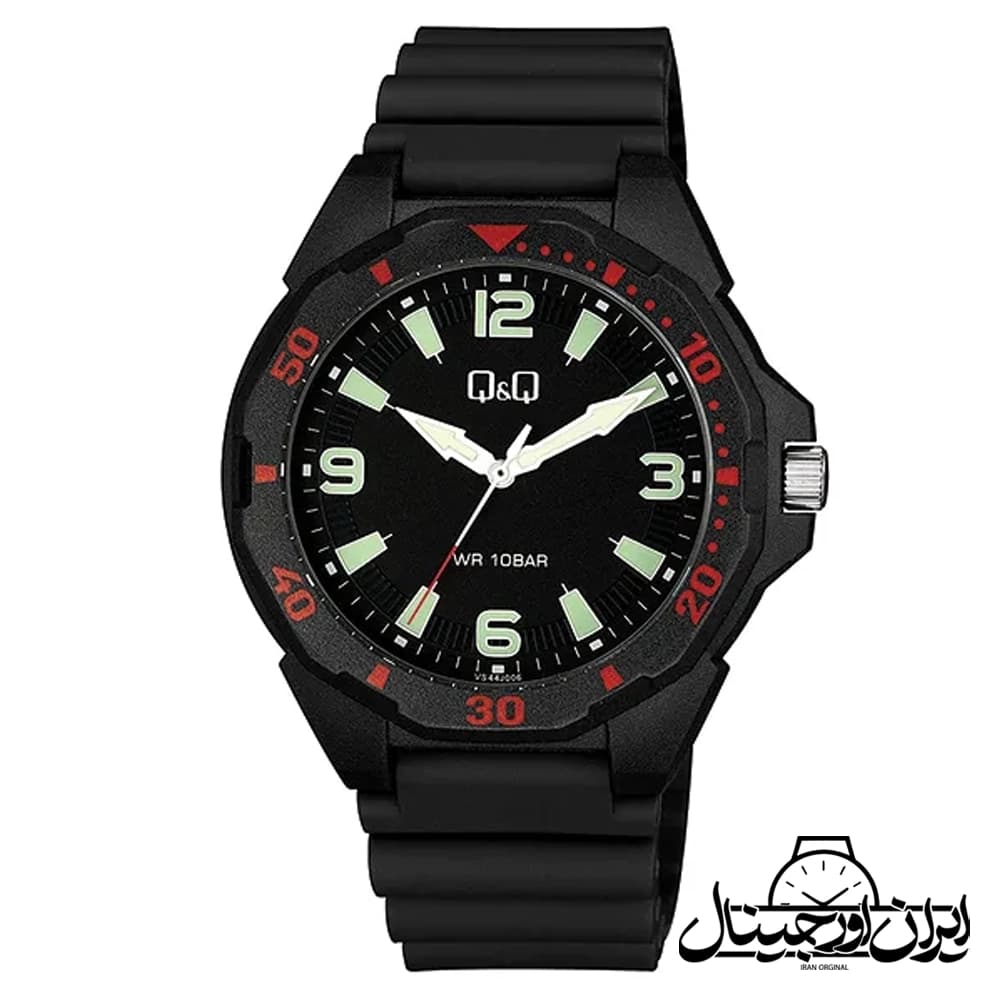 ساعت مچی عقربه ای کیواندکیو پسرانه مدل VS44J006Y