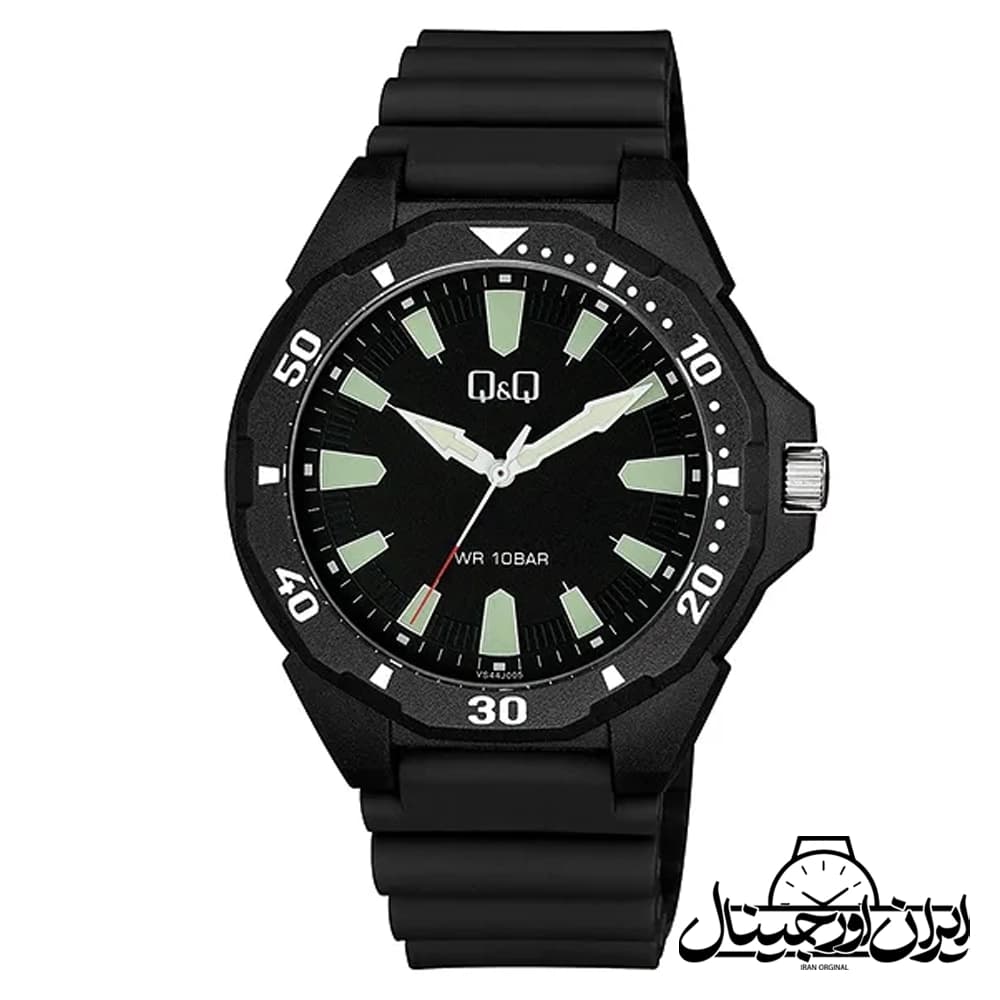 ساعت مچی پسرانه عقربه ای کیواندکیو مدل VS44J005Y