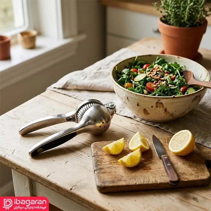 آب پرتقال گیری دستی استیل یونیک مدل UN-5867 — تصویر ۳