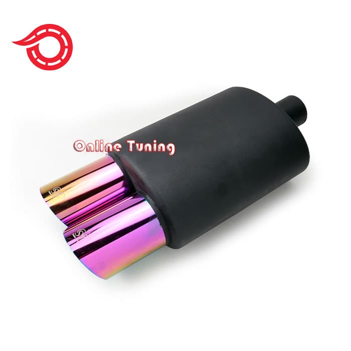 منبع اگزوز دو لول سایلنسر دار 715