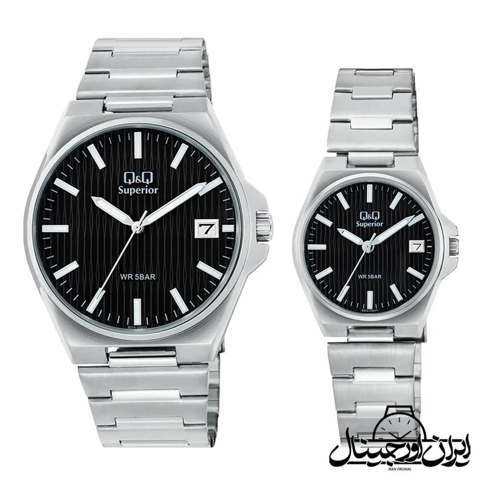 ساعت مچی ست کیواندکیو کلاسیک مدل S21A-002VY & S22A-002VY