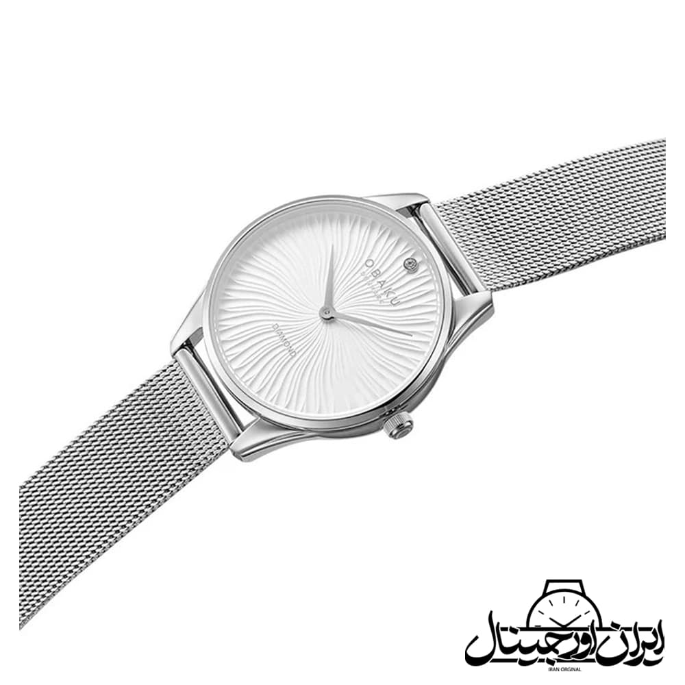 ساعت مچی حصیری زنانه اوباکو OBAKU Women Watch V297LXCIMC — تصویر ۲
