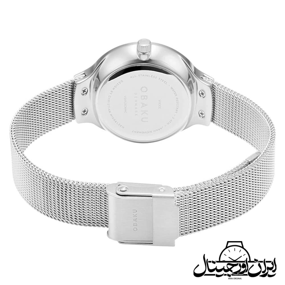 ساعت مچی زنانه اوباکو حصیری OBAKU Women Watch V241LXCWMC — تصویر ۳