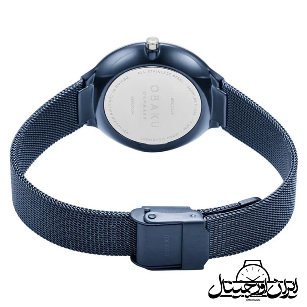 ساعت مچی زنانه اوباکو حصیری OBAKU Women Watch V240LXHLML — تصویر ۲
