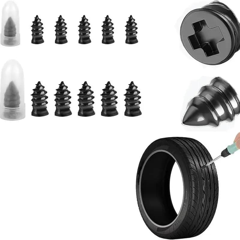 پیچ پنچرگیری لاستیک تیوپلس خودرو 10 عددی