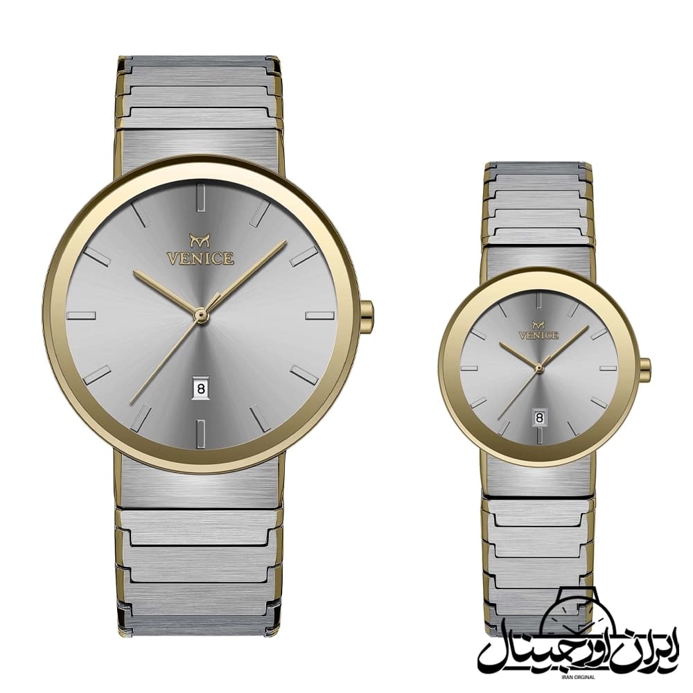 ساعت ست کلاسیک ونیز Venice Classic Couple Watch 80146-1 — تصویر ۲