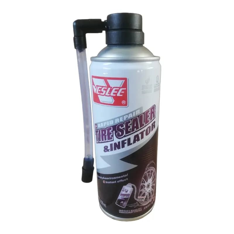 اسپری پنچرگیری لاستیک تیوپلس حجم 450 ml برند veslee