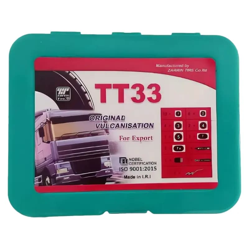 کیت پنچرگیری تیوپ مدل TT33 برند زرین – 4 عددی — تصویر ۹