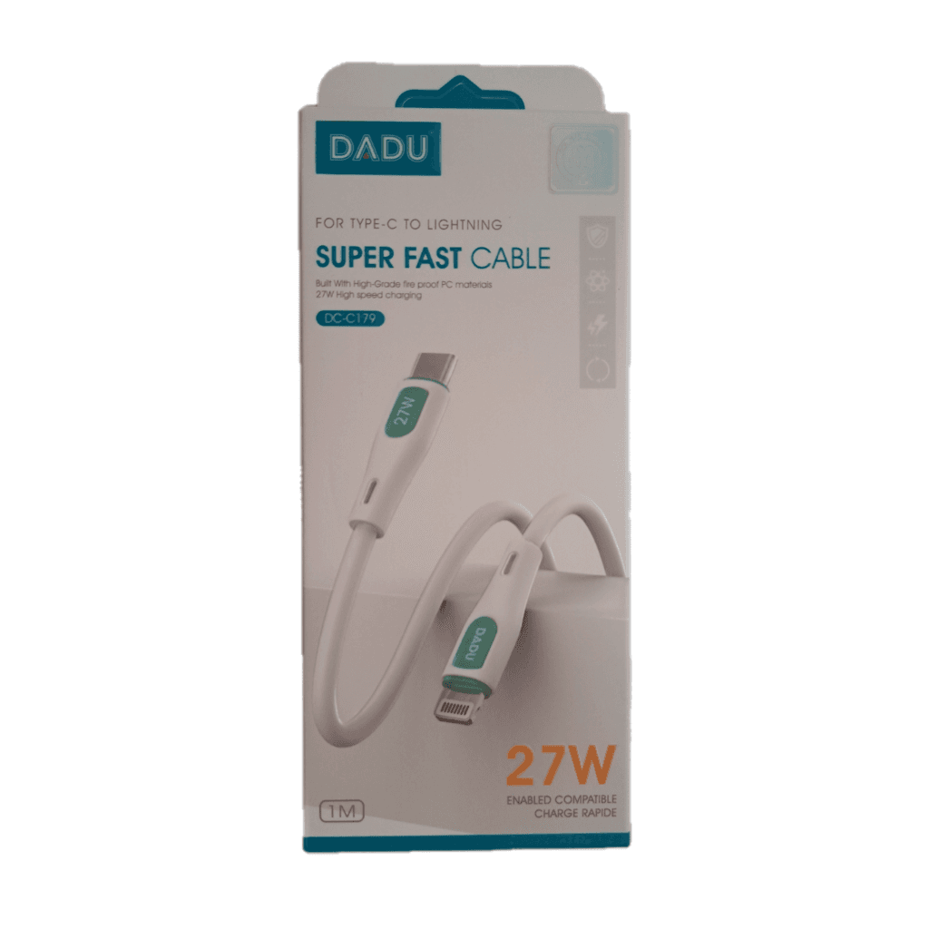 کابل Type C to Lightning فست شارژ 27 وات – DADU – DC-C179 — تصویر ۴