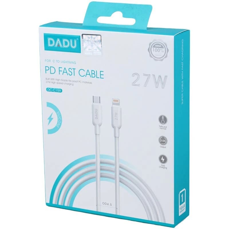 کابل Type C to Lightning فست شارژ 27 وات – DADU – DC-C159 — تصویر ۴