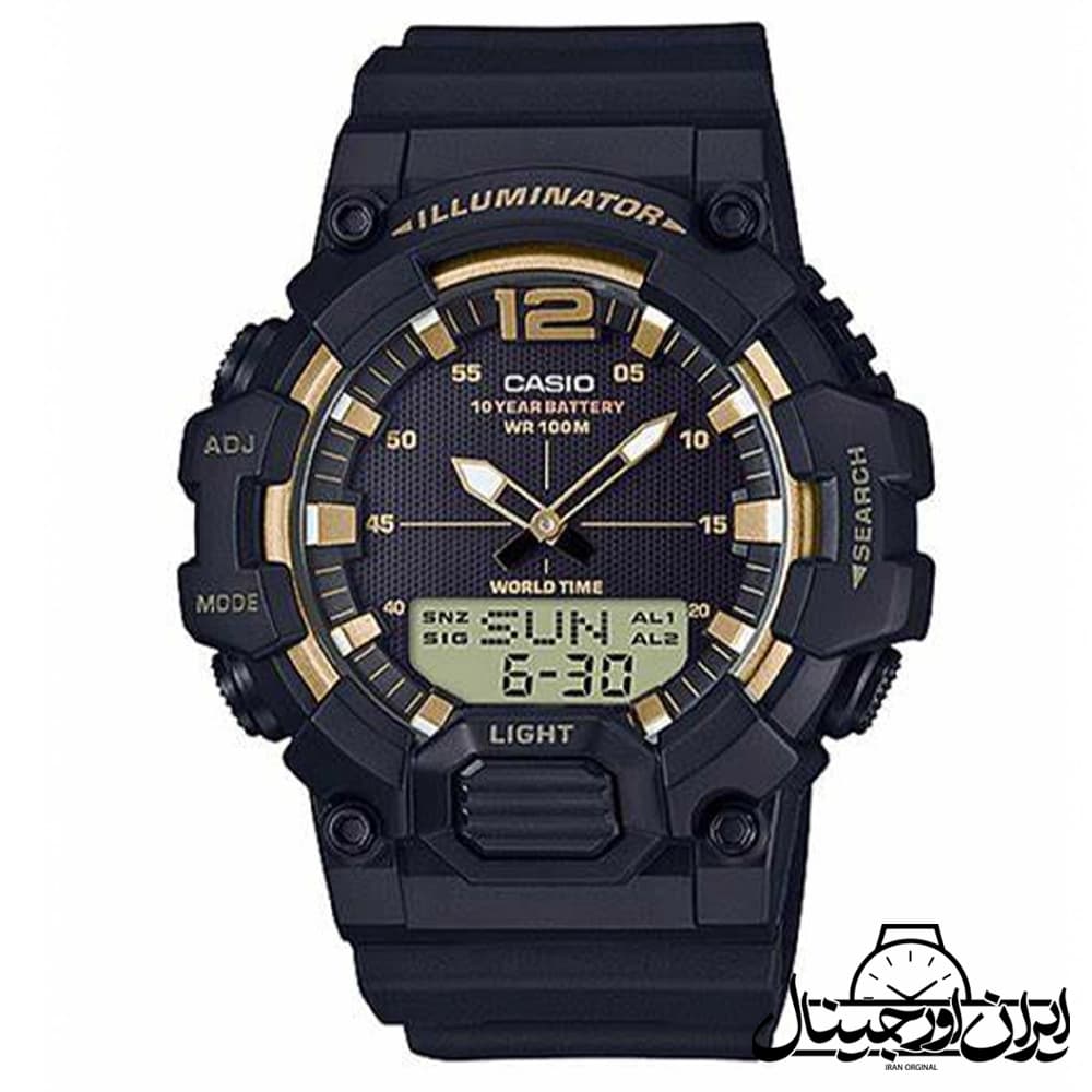 ساعت مچی کاسیو مردانه دو زمانه CASIO HDC-700-9A — تصویر ۸
