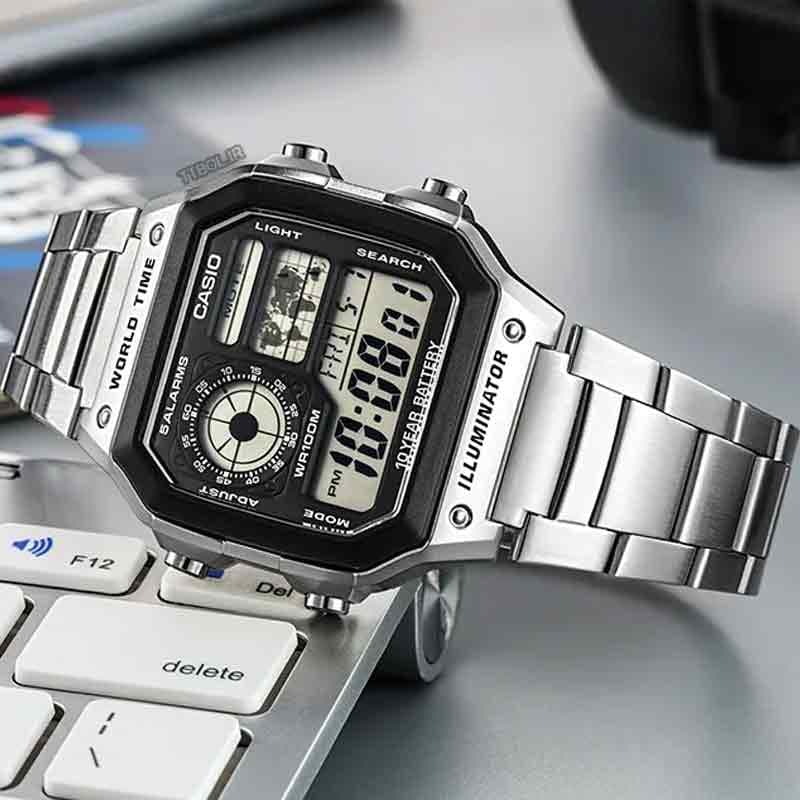ساعت مچی کاسیو جهان نما مردانه مدل AE-1200WHD-1AVDF — تصویر ۷