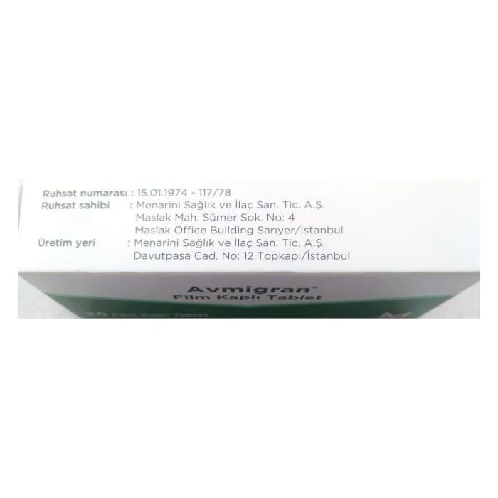 قرص آوامیگرن – Avmigran tablet — تصویر ۶