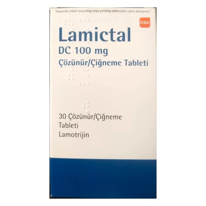 قرص لامیکتال 100 میلی گرم (لاموتریژین) – Lamictal 100 mg