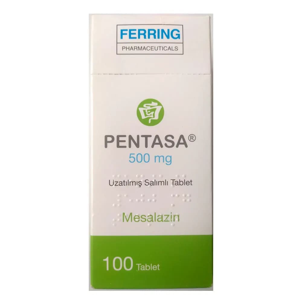 قرص پنتاسا 500 میلی گرم (مزالازین) – Pentasa 500 mg