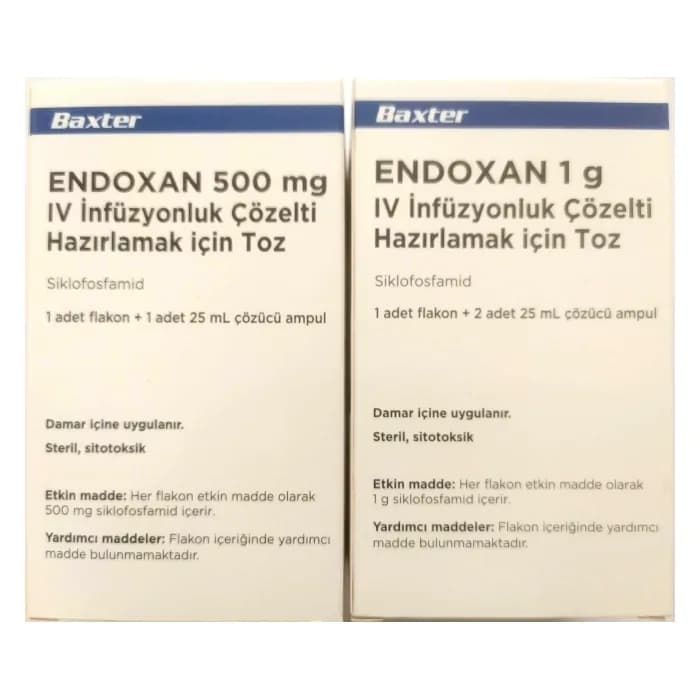 آمپول اندوکسان (سیکلوفسفامید) 500|1000 میلی گرم – Endoxan 500|1000 mg