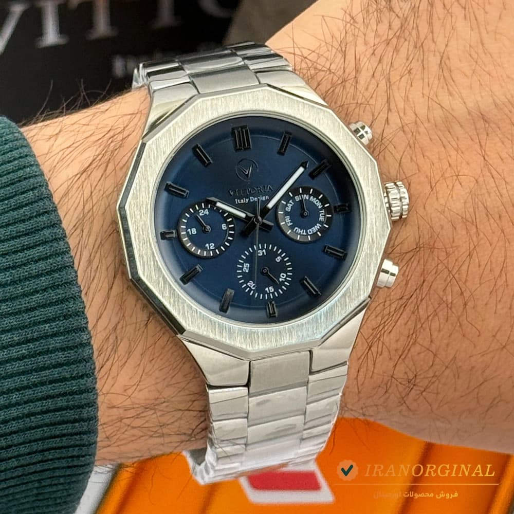 ساعت مچی مردانه ویتوریا Vittoria Full Date 3409 — تصویر ۵