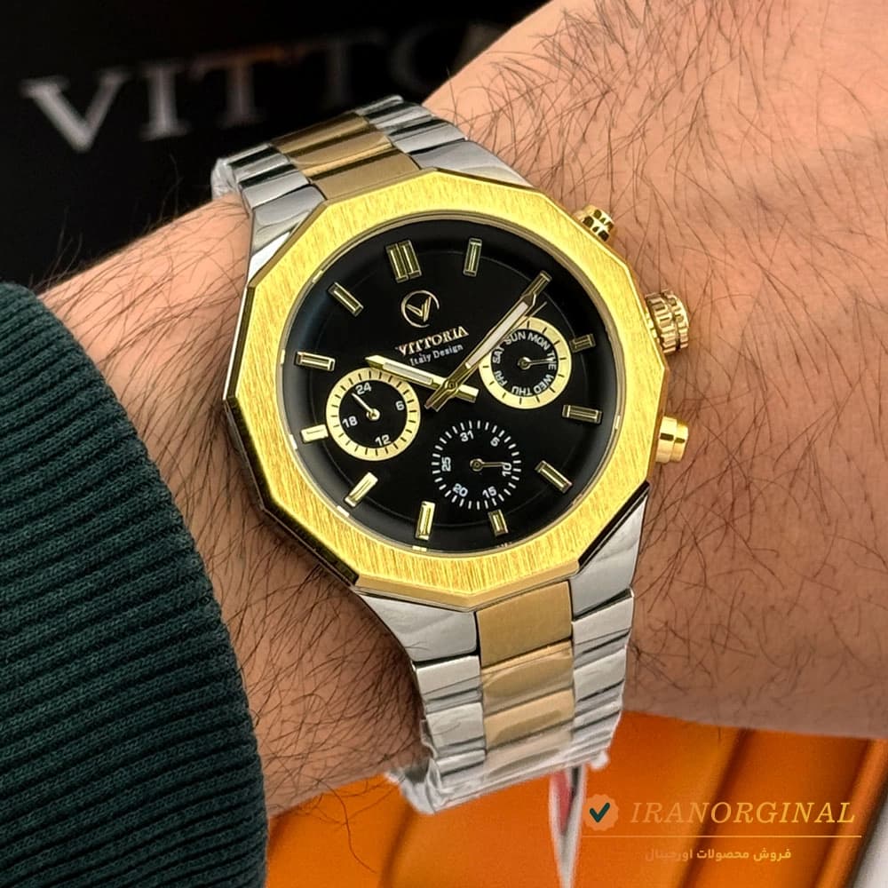 ساعت مچی مردانه ویتوریا Vittoria Full Date 3409 — تصویر ۸