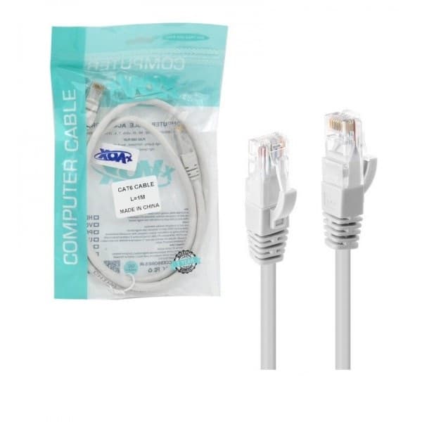 کابل شبکه Cat6 پچ کورد 1 متری – (XVOX) — تصویر ۲